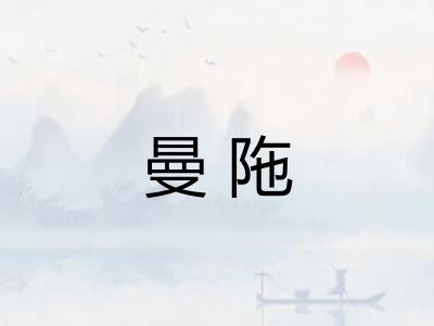 曼陁