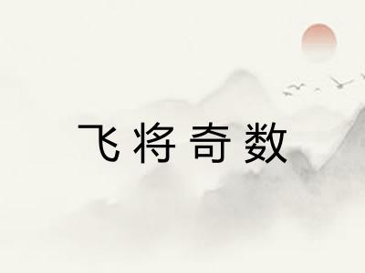 飞将奇数