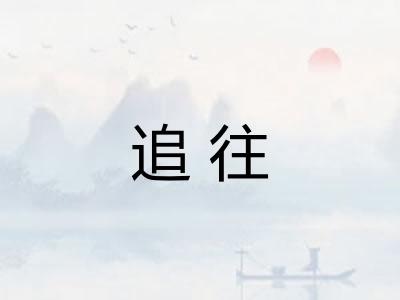 追往