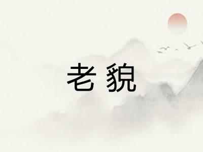 老貌