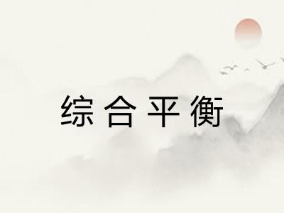 综合平衡
