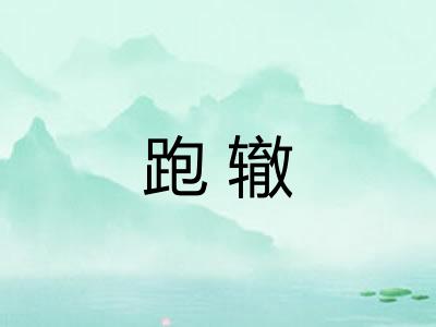 跑辙
