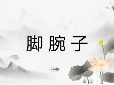 脚腕子