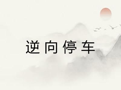 逆向停车