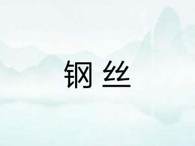 钢丝