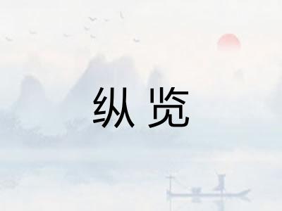纵览