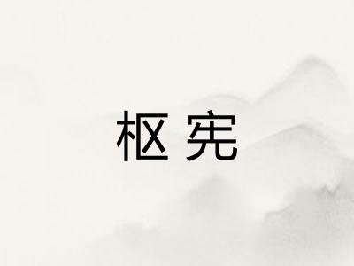 枢宪