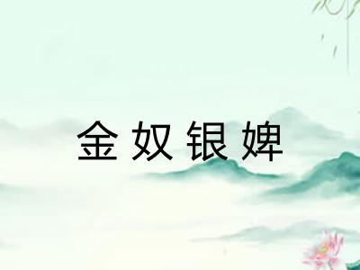 金奴银婢