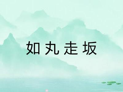 如丸走坂