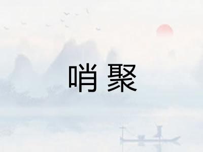 哨聚