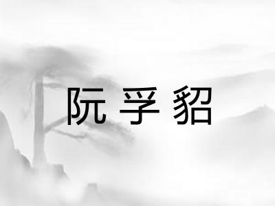阮孚貂