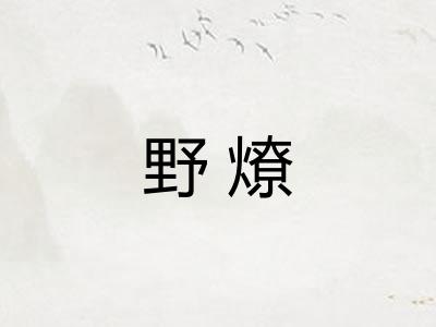 野燎