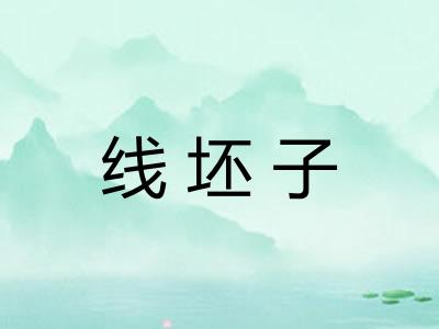 线坯子