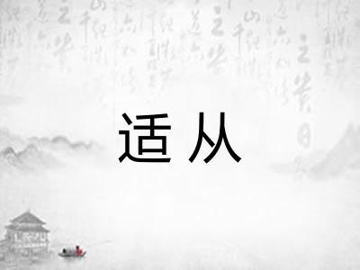 适从