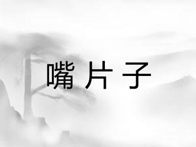 嘴片子