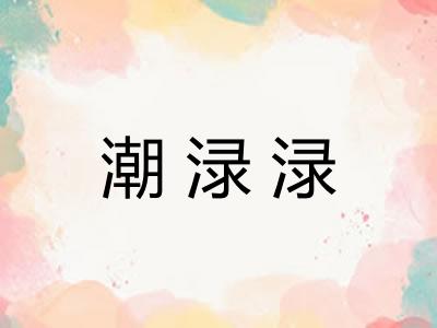 潮渌渌