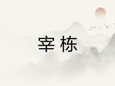 宰栋