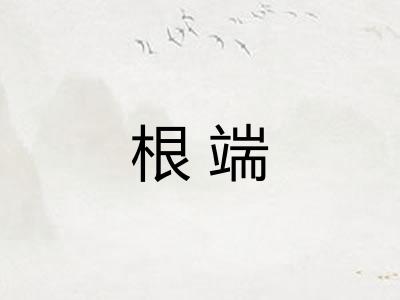 根端