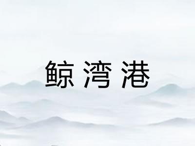 鲸湾港