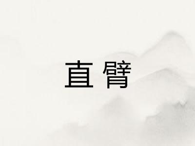 直臂