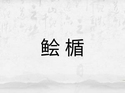 鲙楯