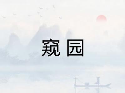 窥园