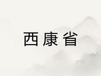 西康省