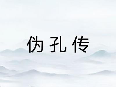 伪孔传