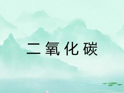 二氧化碳