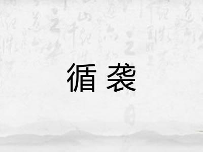 循袭