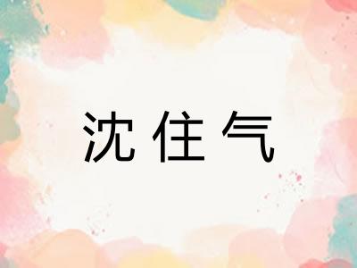 沈住气