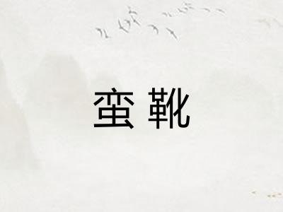蛮靴