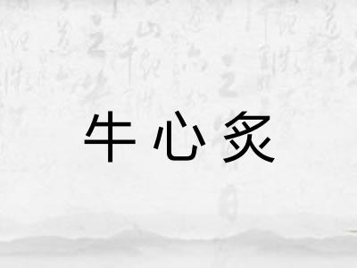 牛心炙