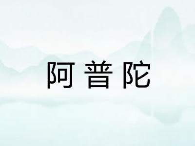 阿普陀