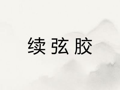 续弦胶