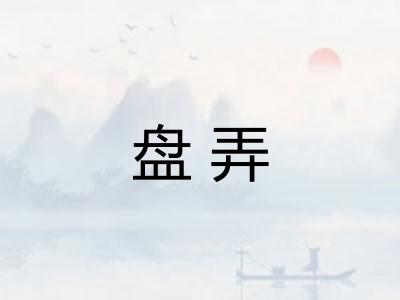 盘弄