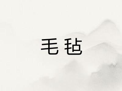 毛毡