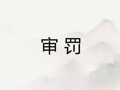 审罚