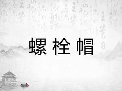 螺栓帽