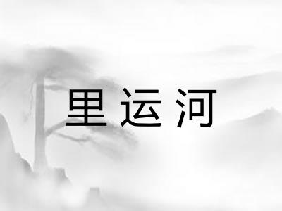 里运河 里运河