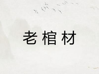 老棺材