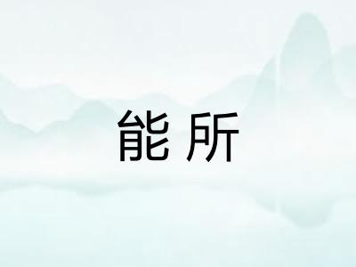 能所