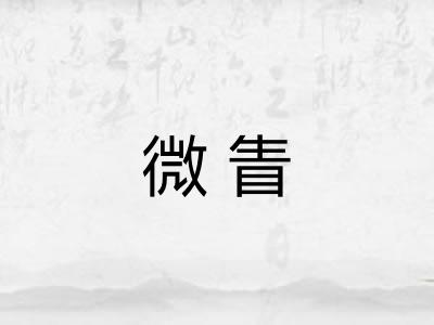 微眚
