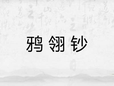 鸦翎钞