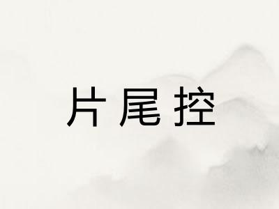 片尾控
