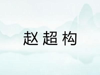 赵超构