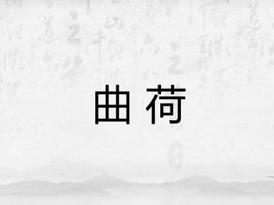 曲荷