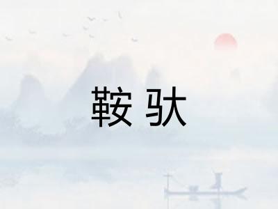 鞍驮