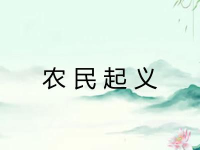 农民起义
