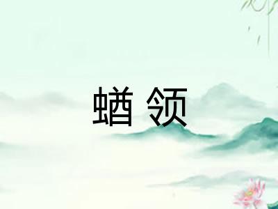 蝤领